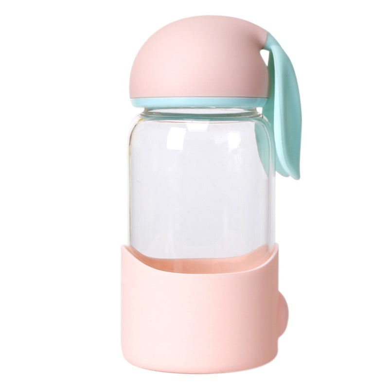 Bunny Glass Bottle