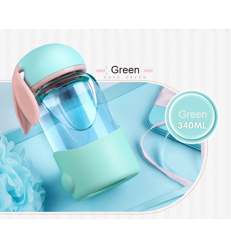 Bunny Glass Bottle